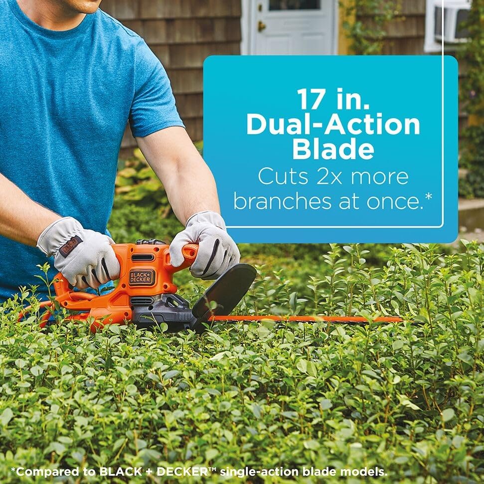 BLACK+DECKER cord retention system preventing accidental unplugging for safety