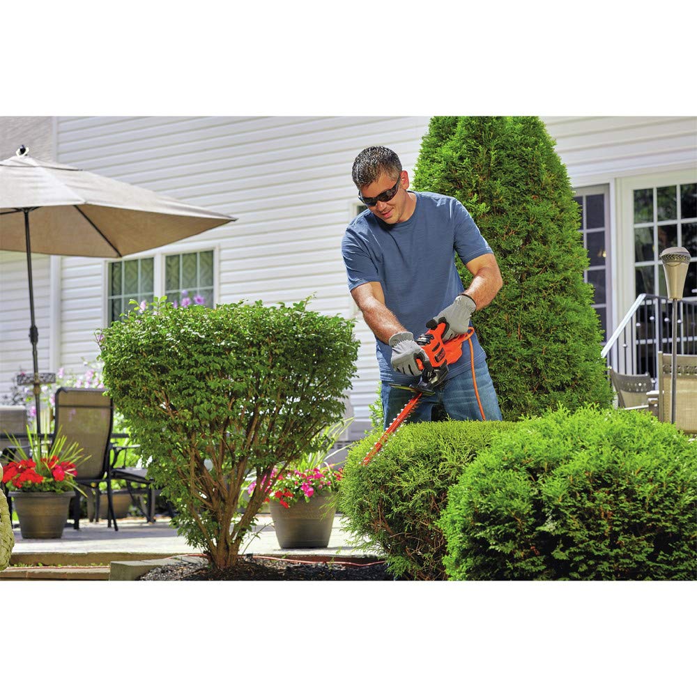 BLACK+DECKER close-up of dual-action hardened steel blades for cleaner cuts