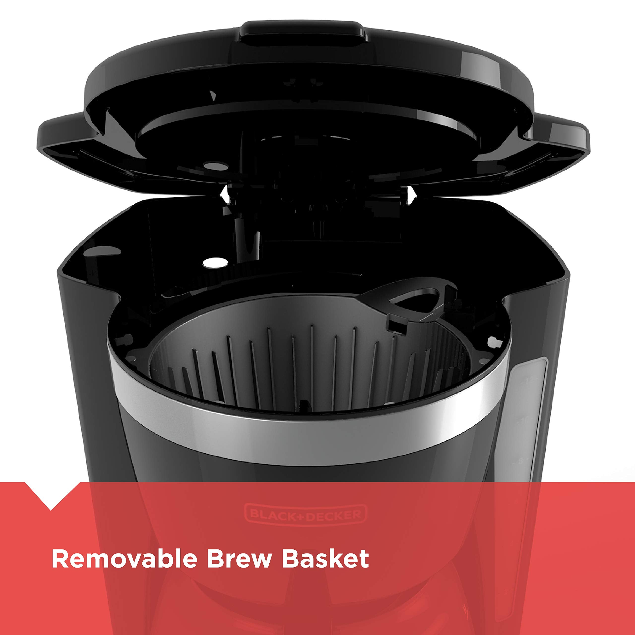 BLACK+DECKER cesta de filtrado lavable que facilita la limpieza diaria