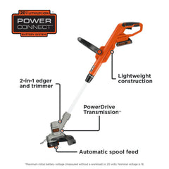 BLACK+DECKER en modo edge con rueda para bordes precisos y controlados