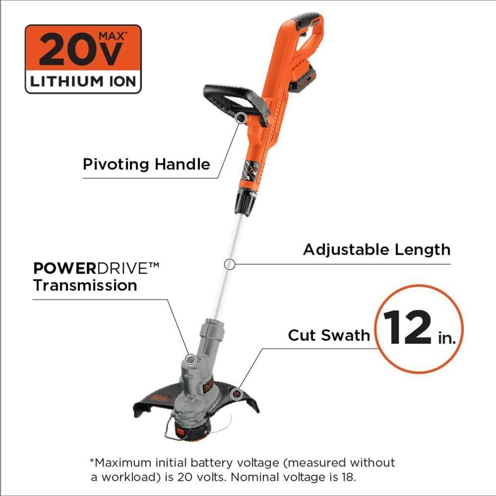 BLACK+DECKER mango ajustable con agarre microtexturizado para confort