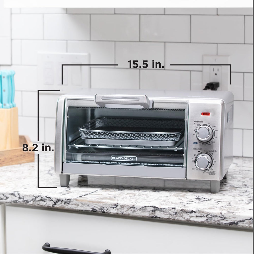 BLACK+DECKER pizza de 9 pulgadas cocinándose, resultado dorado y parejo