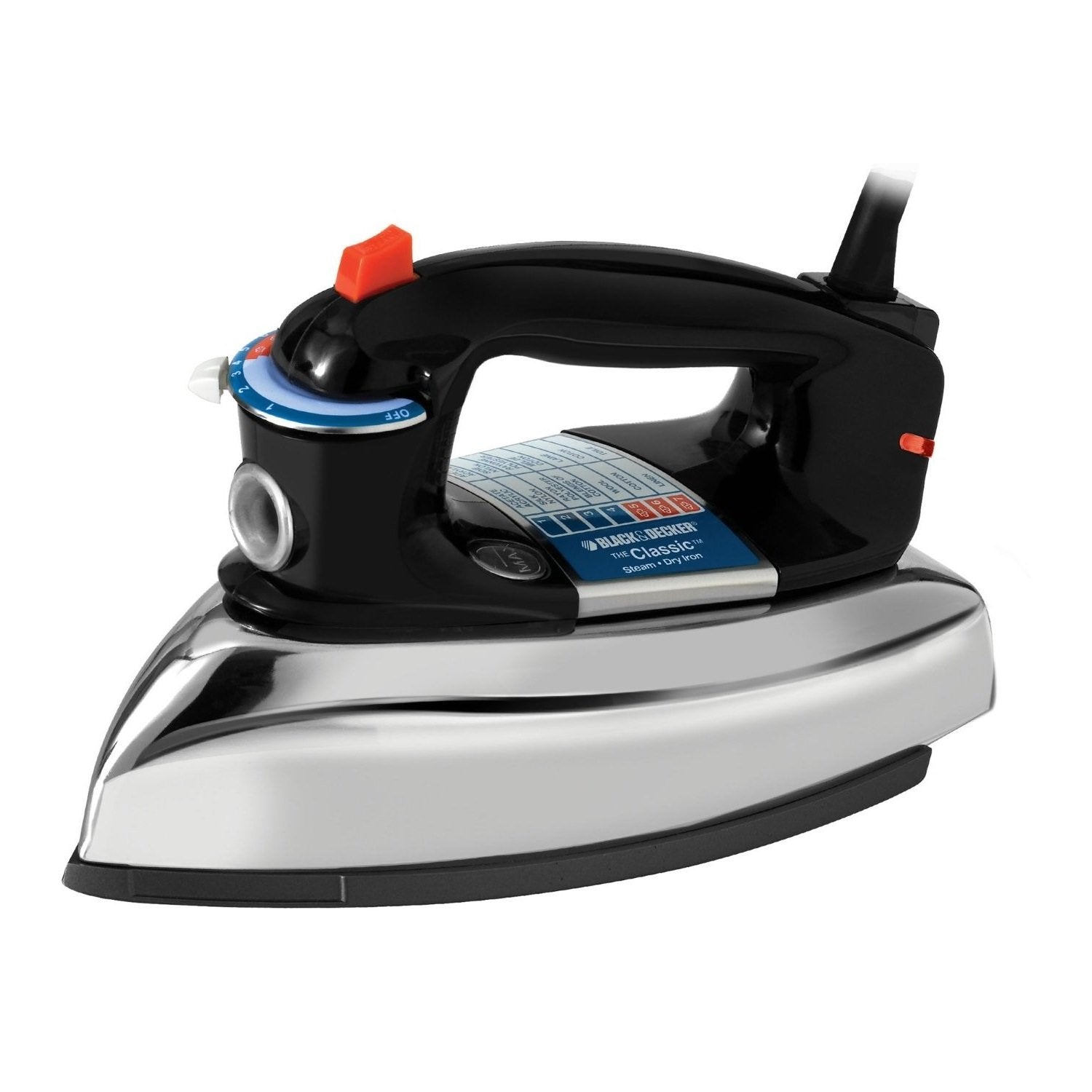 BLACK+DECKER vista frontal mostrando diseño clásico y facilidad de uso