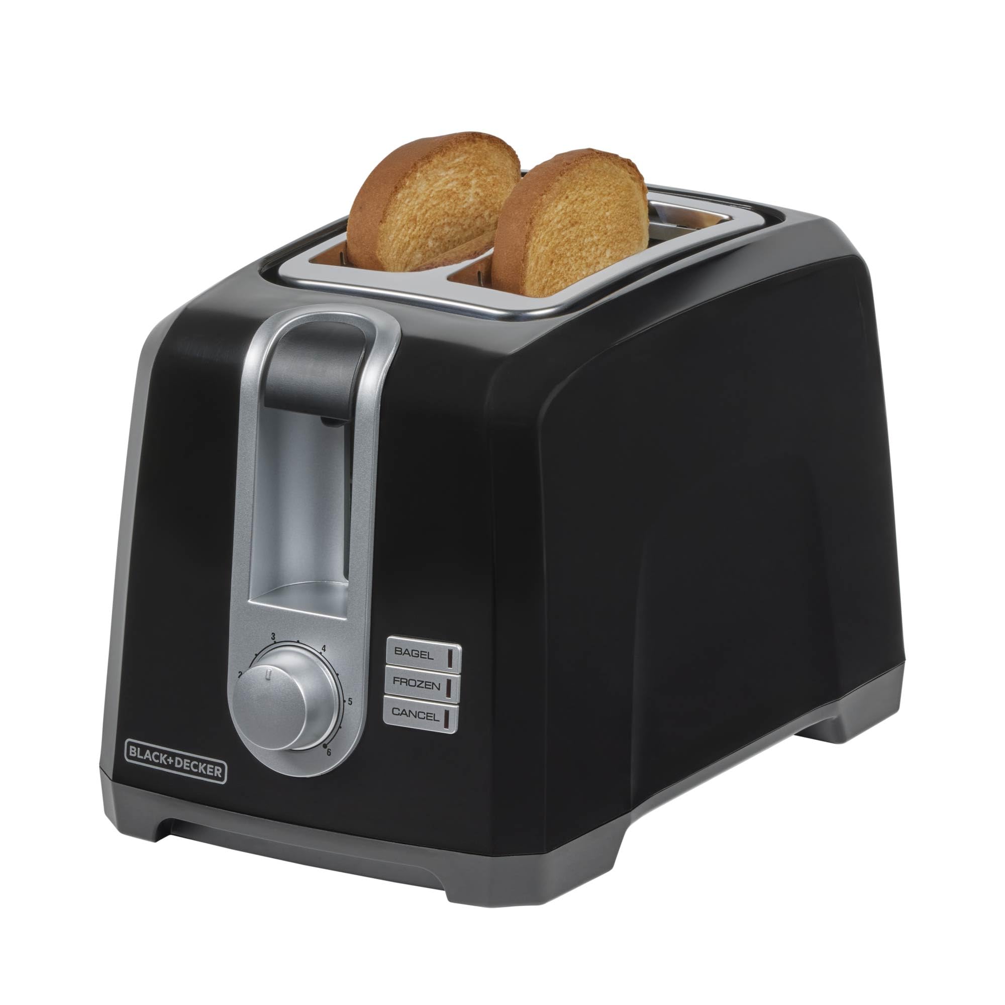 BLACK+DECKER tostadora en escena de desayuno familiar, rendimiento confiable cada mañana