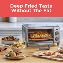 BLACK+DECKER tostando cuatro rebanadas uniformes con EvenToast
