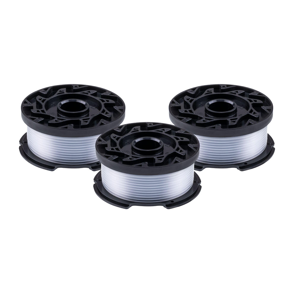 BLACK+DECKER tres carretes dispuestos, suministro duradero para mantenimiento