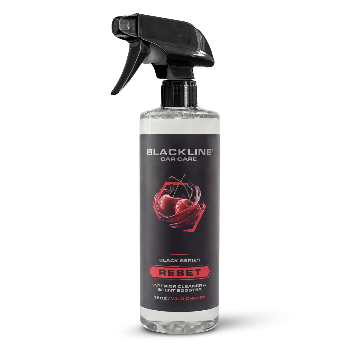 Blackline Reset frente del envase mostrando diseño y beneficio limpieza premium