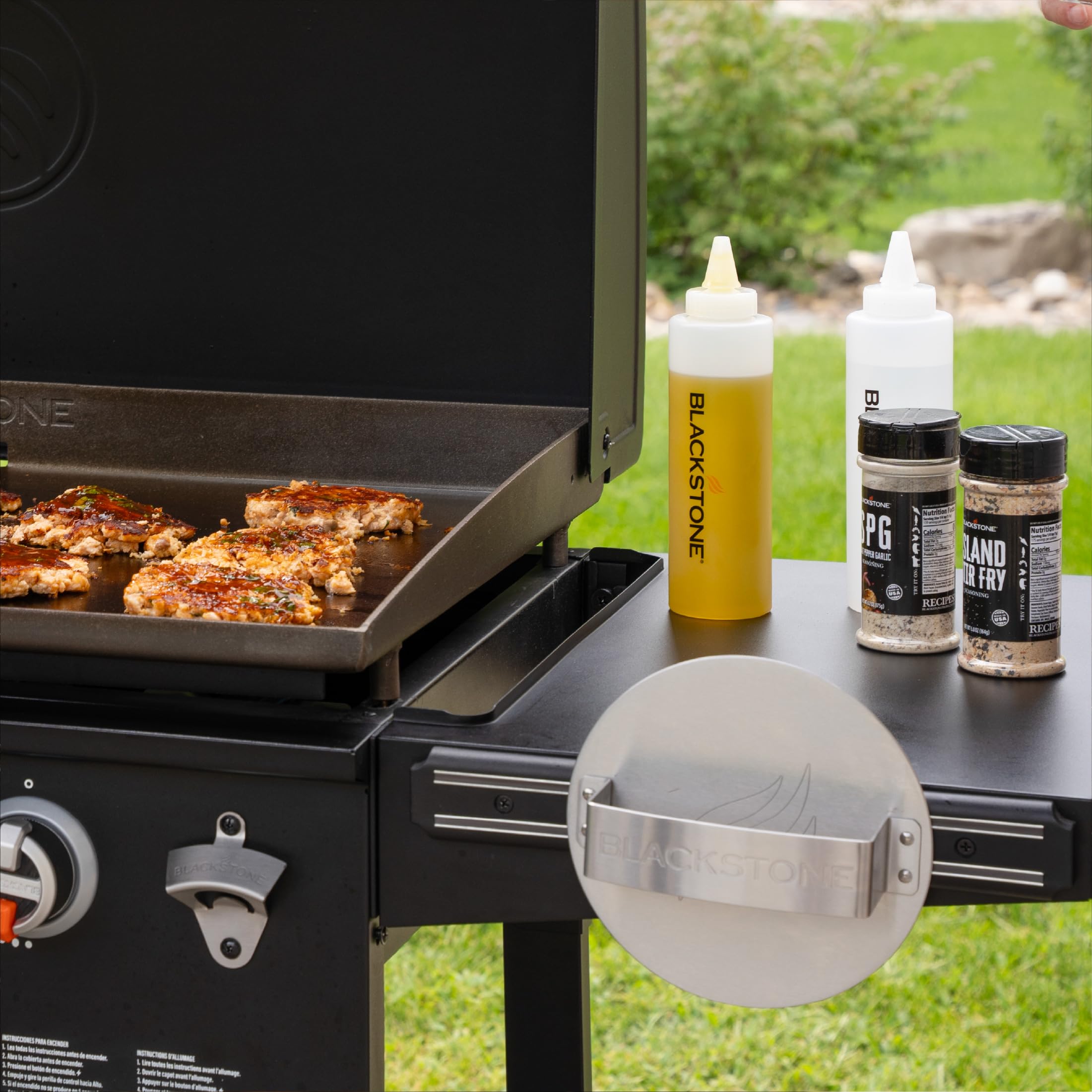 Blackstone en ambiente exterior para tailgates facilita cocinar fuera