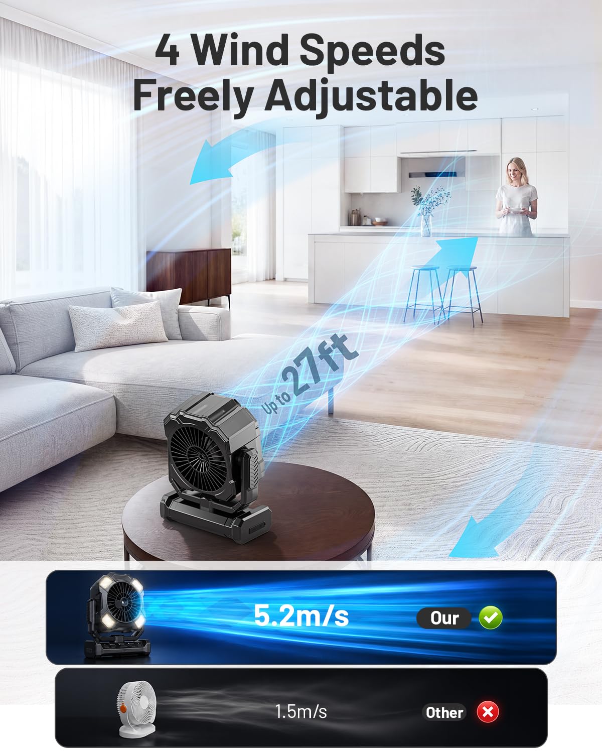 BLBS side profile showing stand and hook for flexible mounting benefit