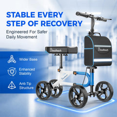 BlessReach primer plano de rueda de 8 pulgadas para maniobras suaves y estables