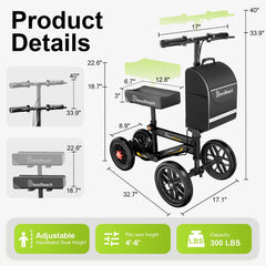 BlessReach primer plano de las ruedas delanteras para tracción en terreno