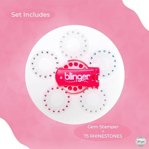 blinger comparación de tamaño de las gemas para planificar diseños precisos