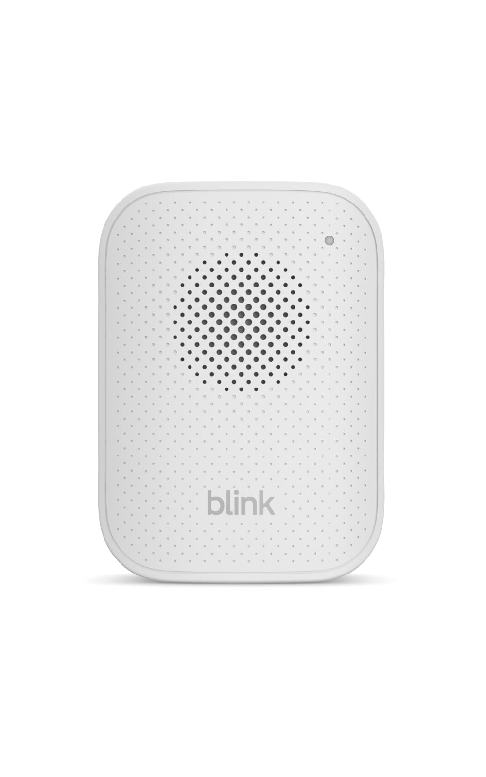 Blink Chime vista frontal mostrando diseño elegante y notificación audible