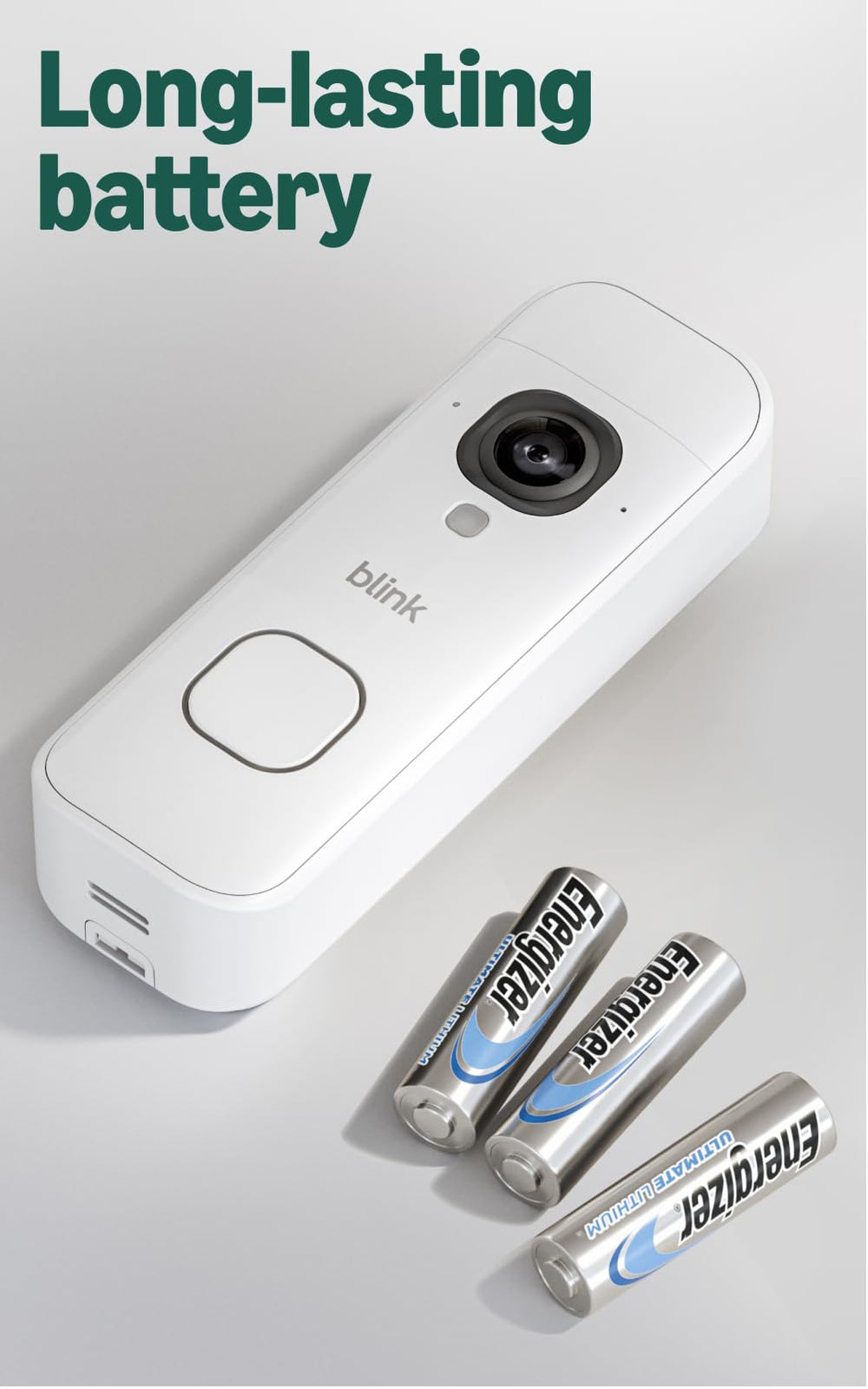 Blink timbre instalado recibiendo paquete, permite verificar entregas de forma segura