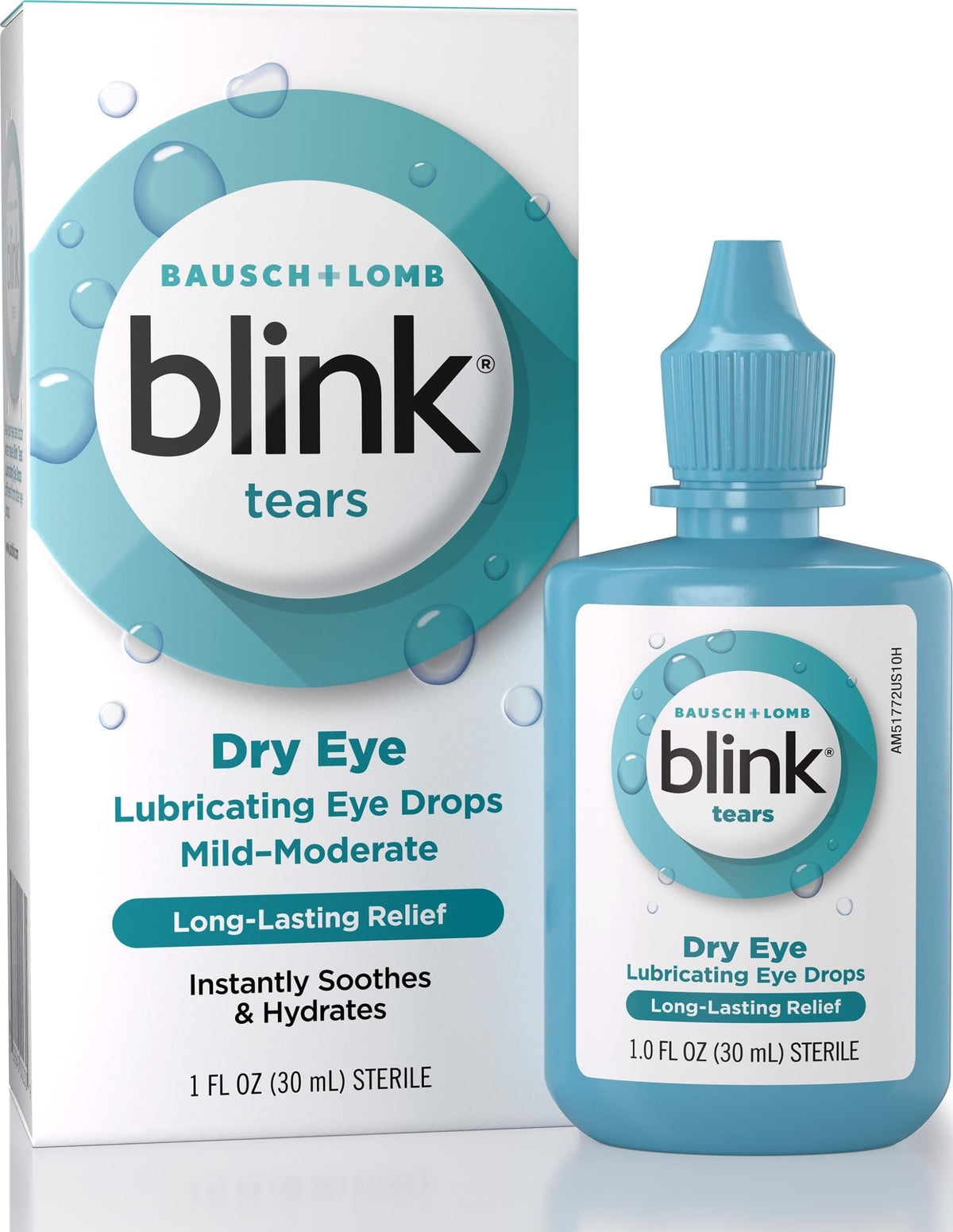 BLINK frasco frontal de 1 fl oz mostrando tamaño y diseño práctico