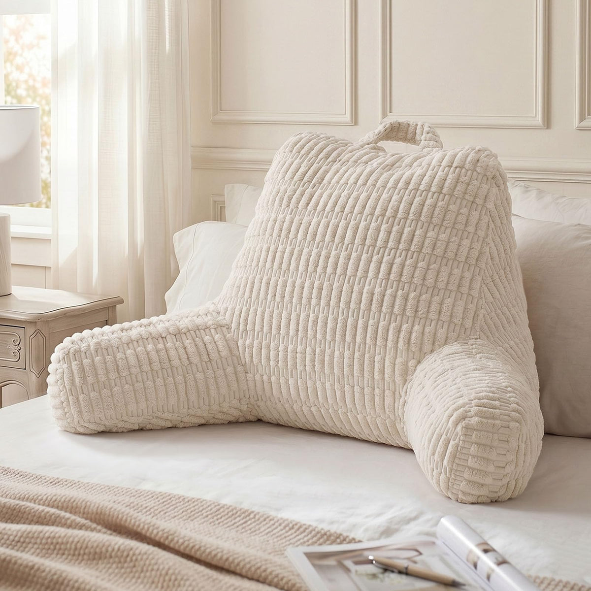 Blissful Diary frente en cama mostrando soporte y postura cómoda