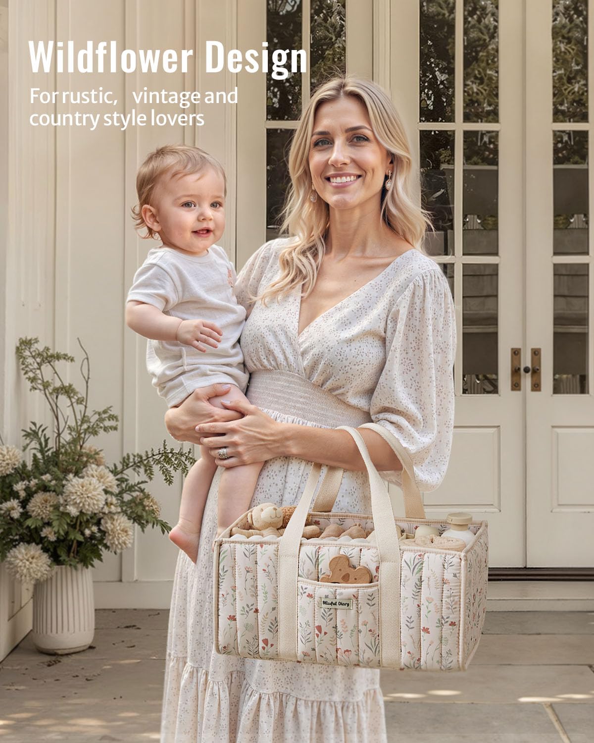 Blissful Diary en nursery con decoración rústica, aporta estilo y funcionalidad al espacio