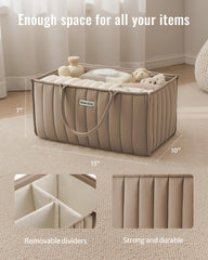 Blissful Diary interior con divisores removibles, almacenamiento adaptable
