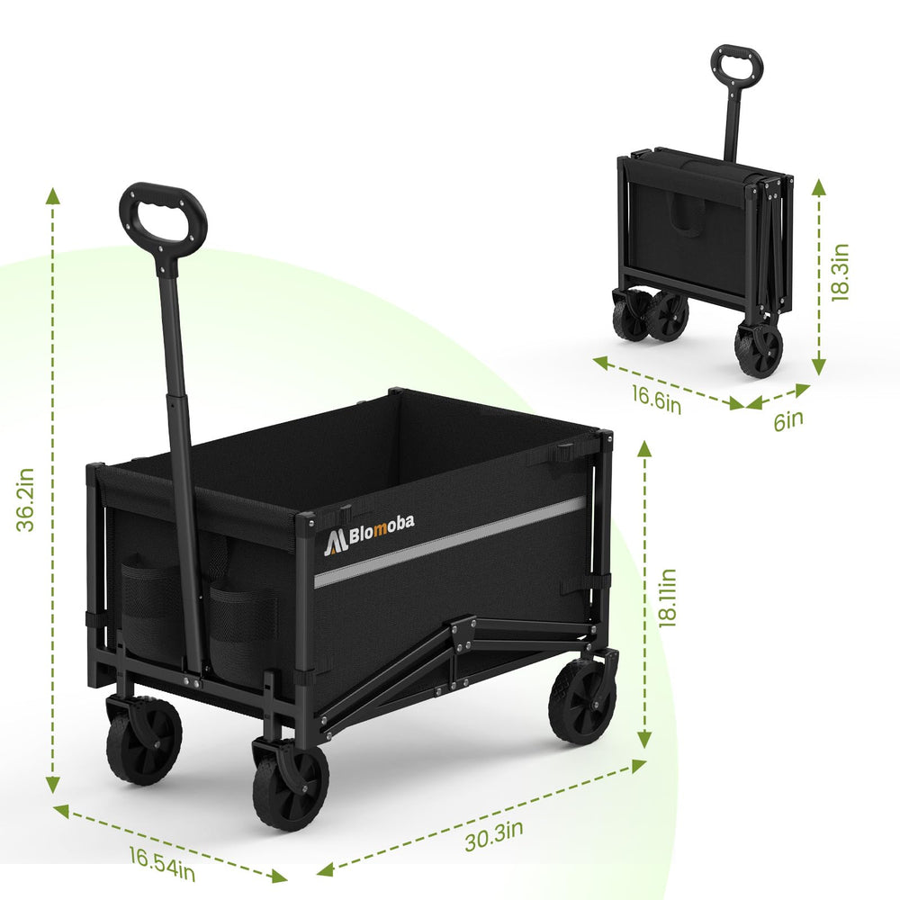 Blomoba organización de accesorios dentro del carrito plegable