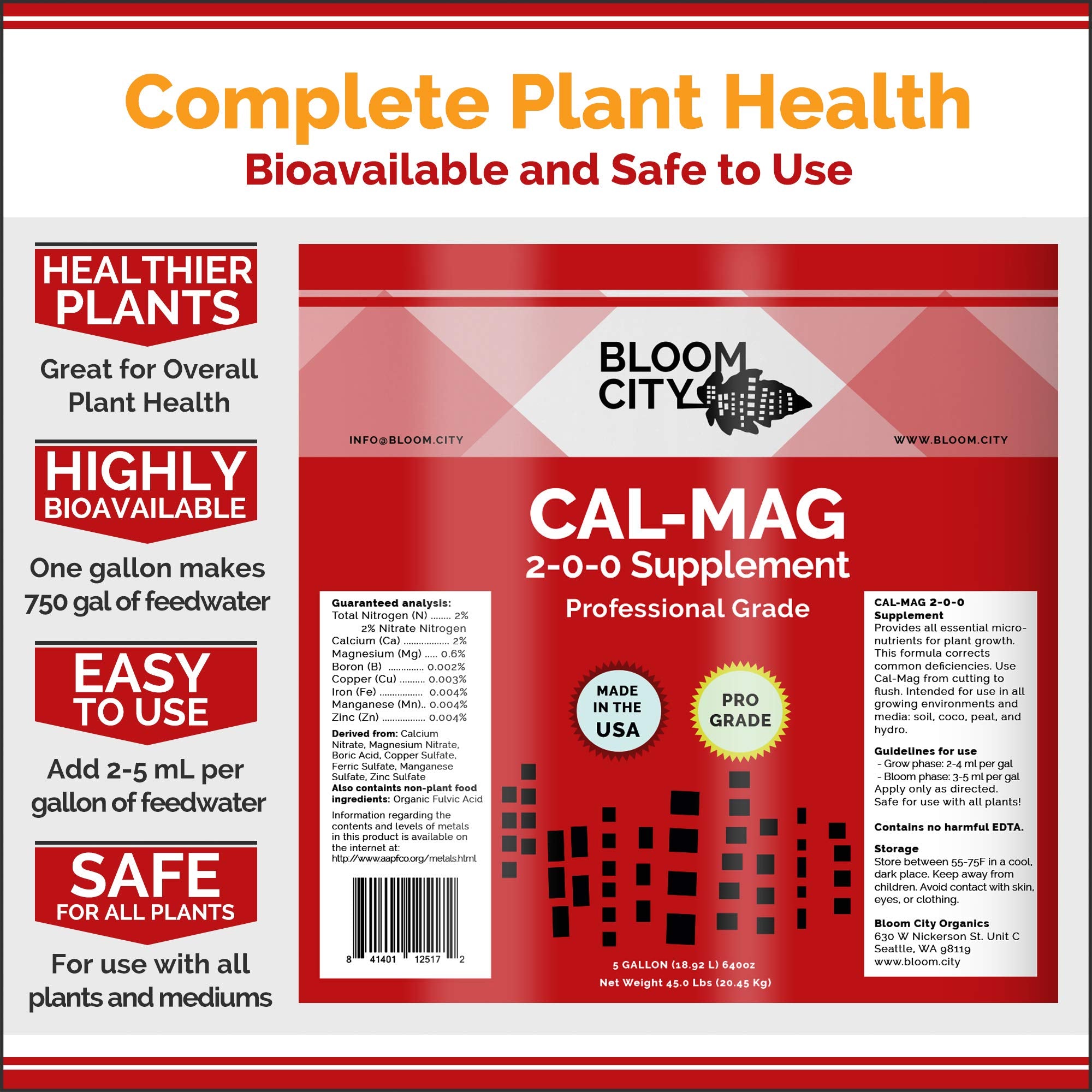 Bloom City aplicando fertilizante en maceta evidenciando crecimiento saludable