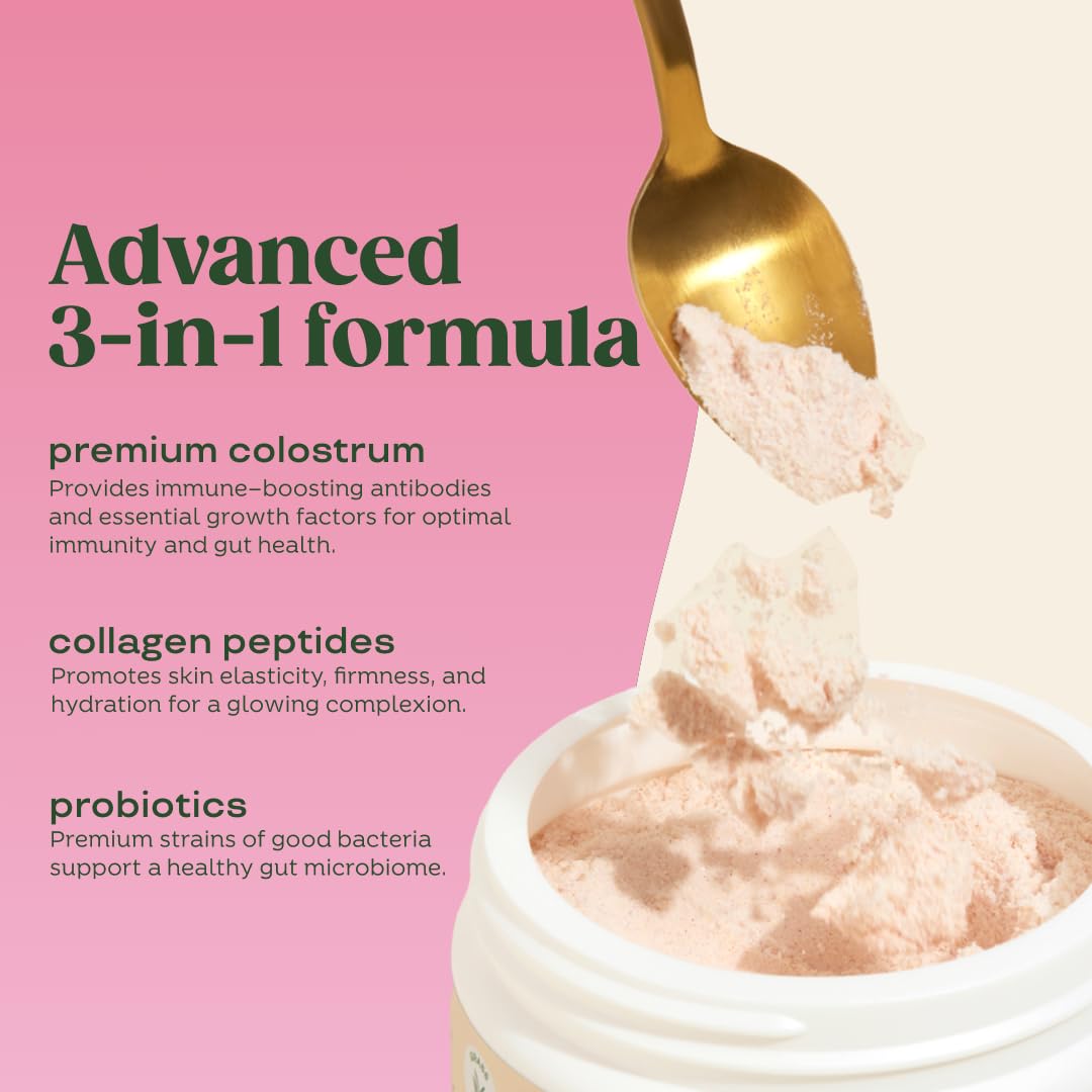 Bloom Nutrition etiqueta con ingredientes y datos del producto visibles