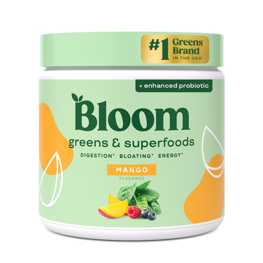 Bloom Nutrition frente del envase mostrando presentación y número de servicios