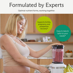 BloomMama producto en mano para comparar tamaño y dose conveniente