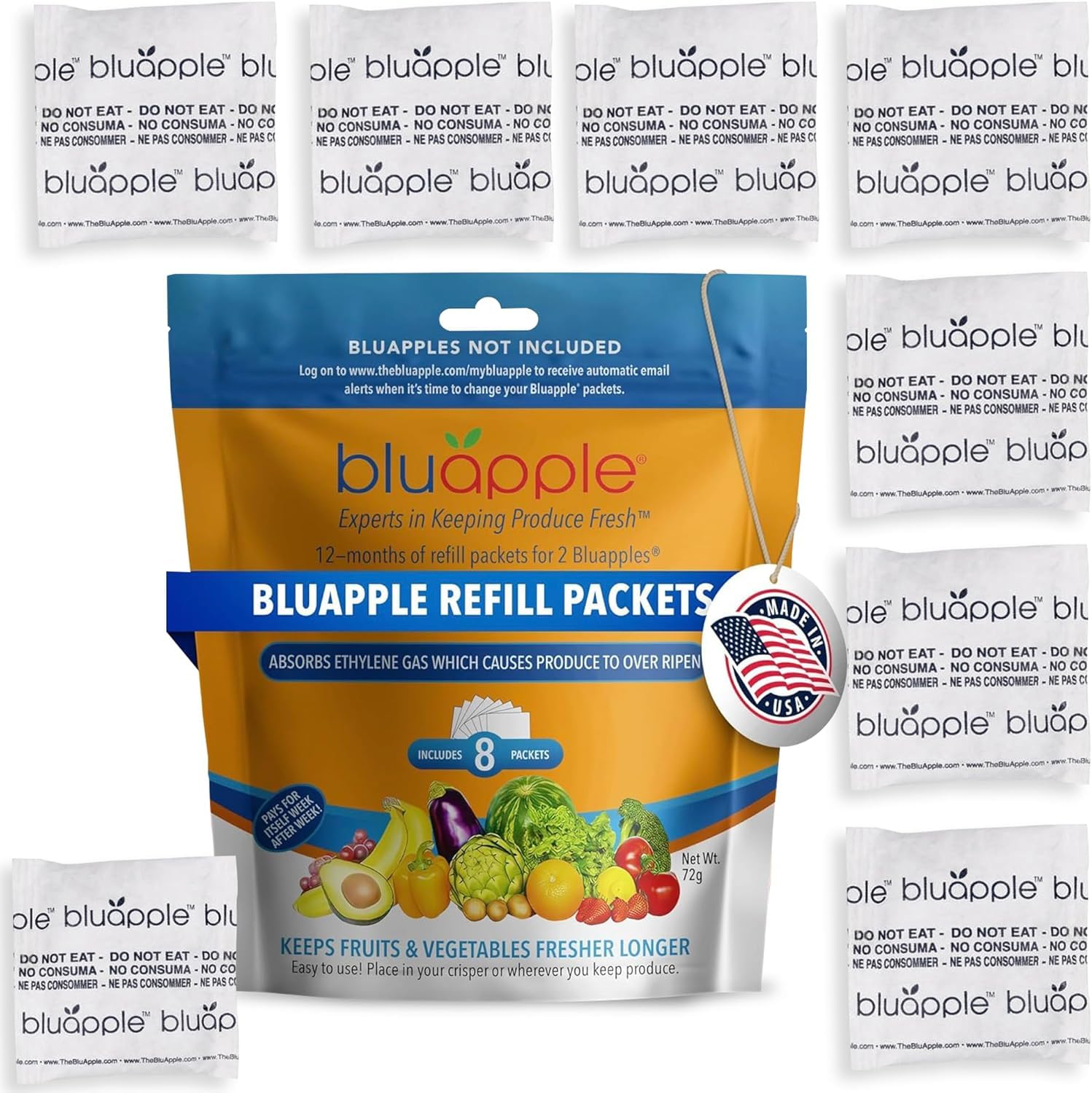 Lifestyle cocina con BluApple y fruta fresca, ahorro y menos desperdicio