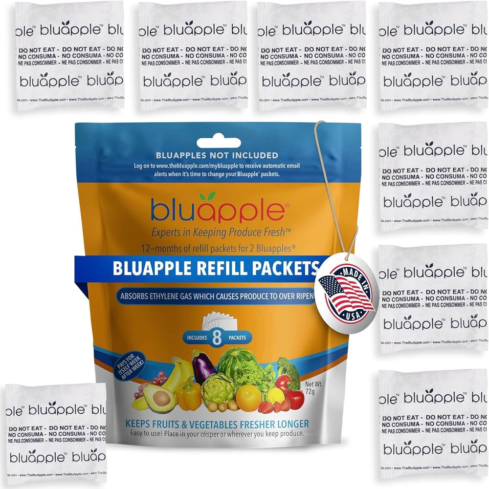 Lifestyle cocina con BluApple y fruta fresca, ahorro y menos desperdicio