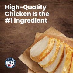 Blue Buffalo primer plano de textura de croqueta con apariencia apetitosa