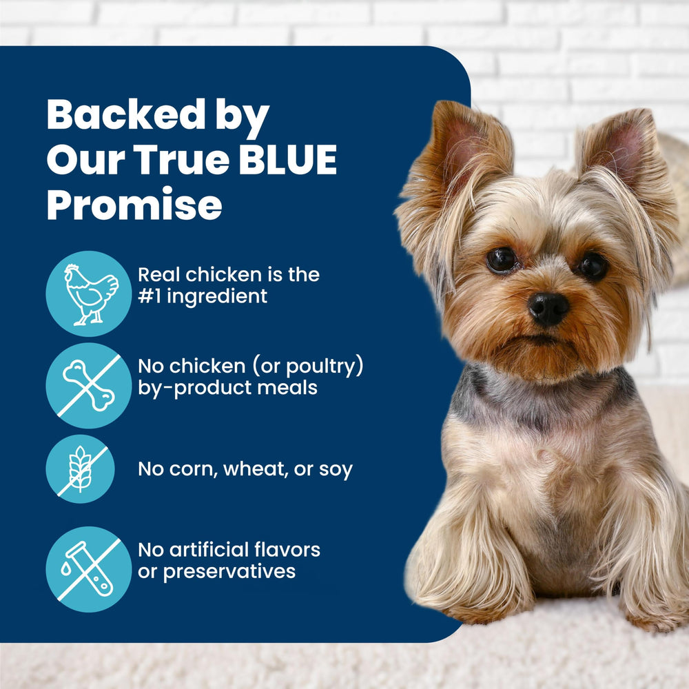 Blue Buffalo etiqueta nutricional en detalle para verificar componentes