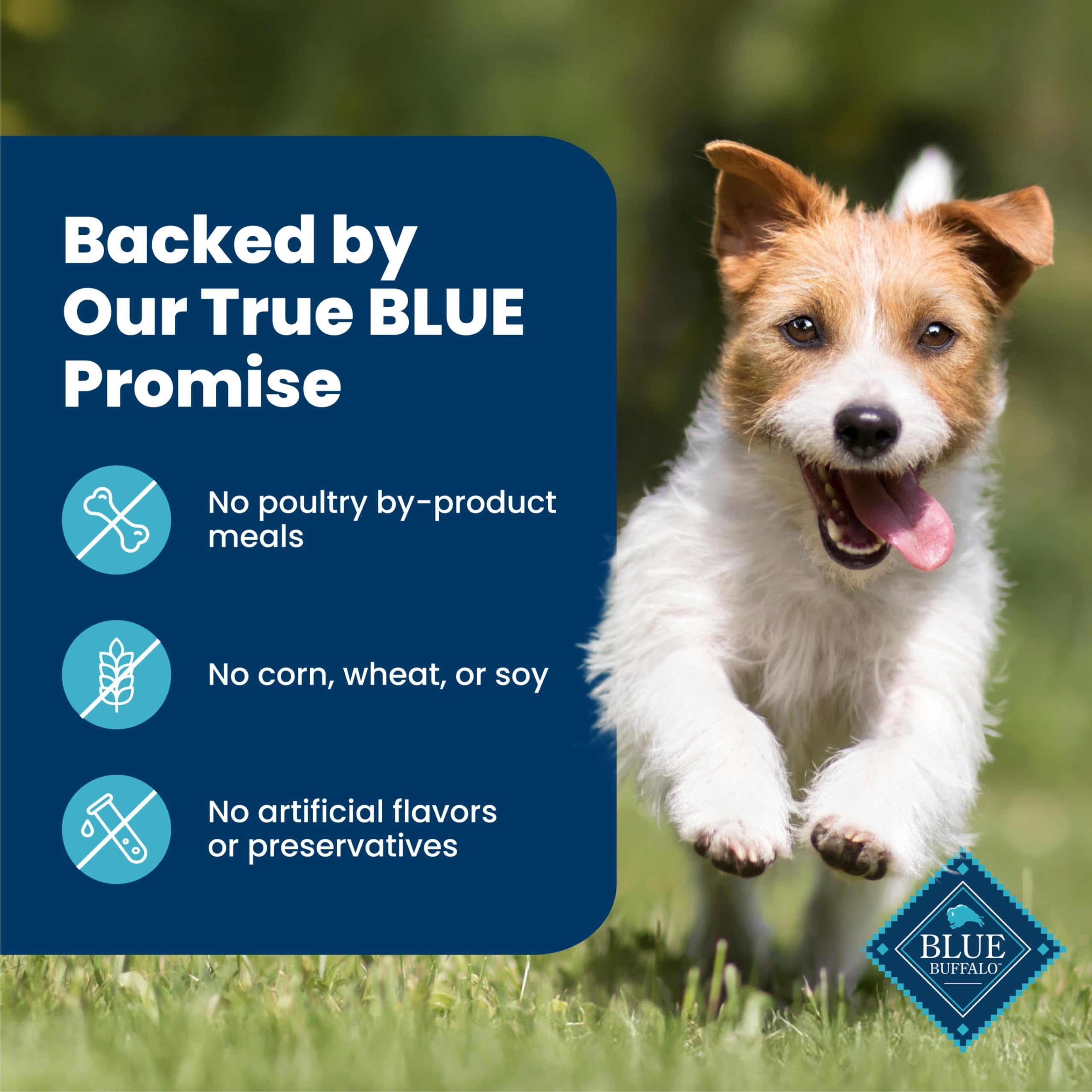 Blue Buffalo etiqueta nutricional con ingredientes transparentes