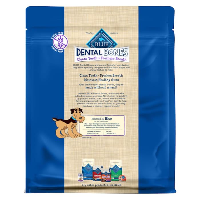 Blue Buffalo detalle de textura masticable para limpieza dental