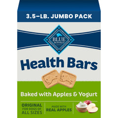 Blue Buffalo frente del paquete mostrando tamaño y beneficios