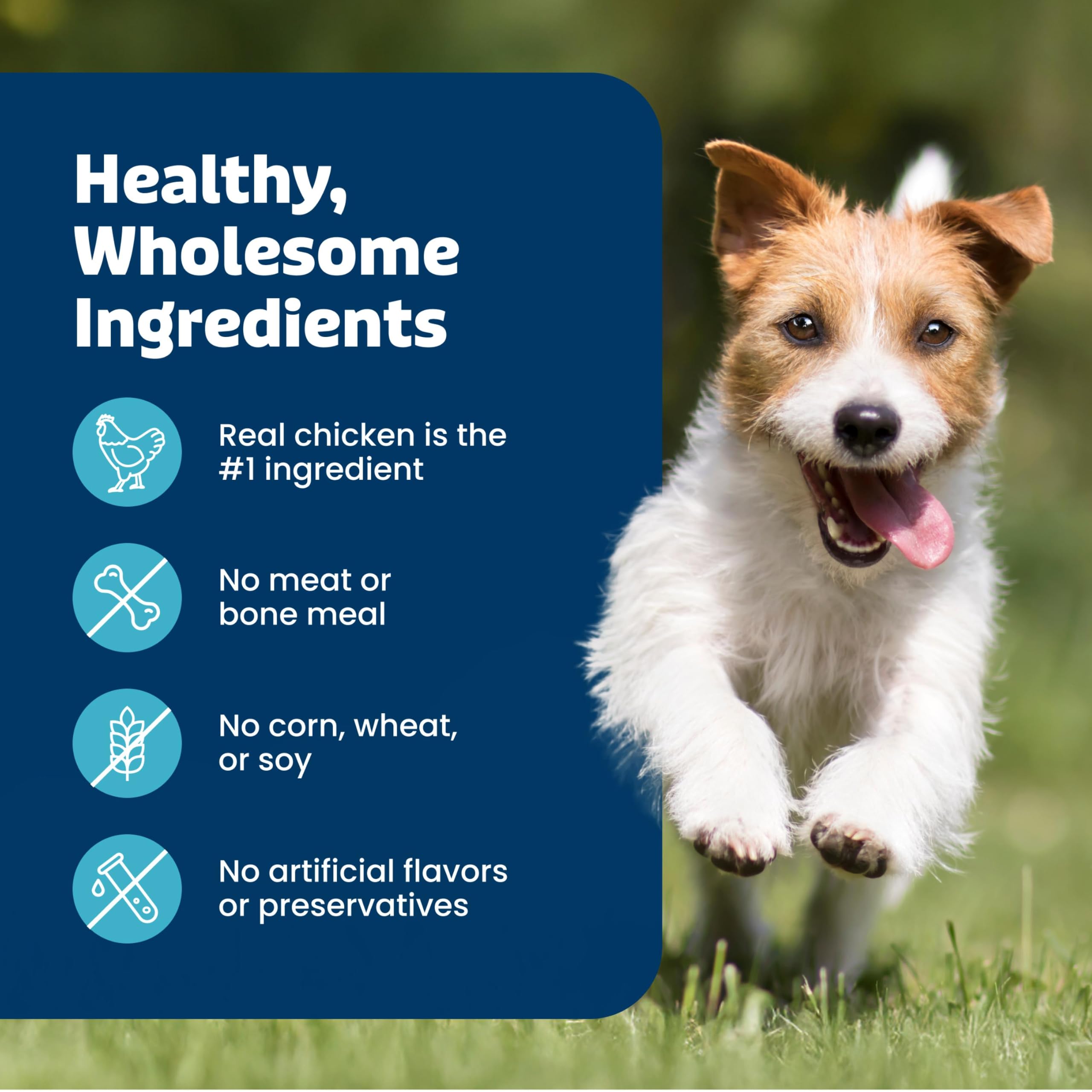 Blue Buffalo etiqueta nutricional legible para revisar ingredientes clave