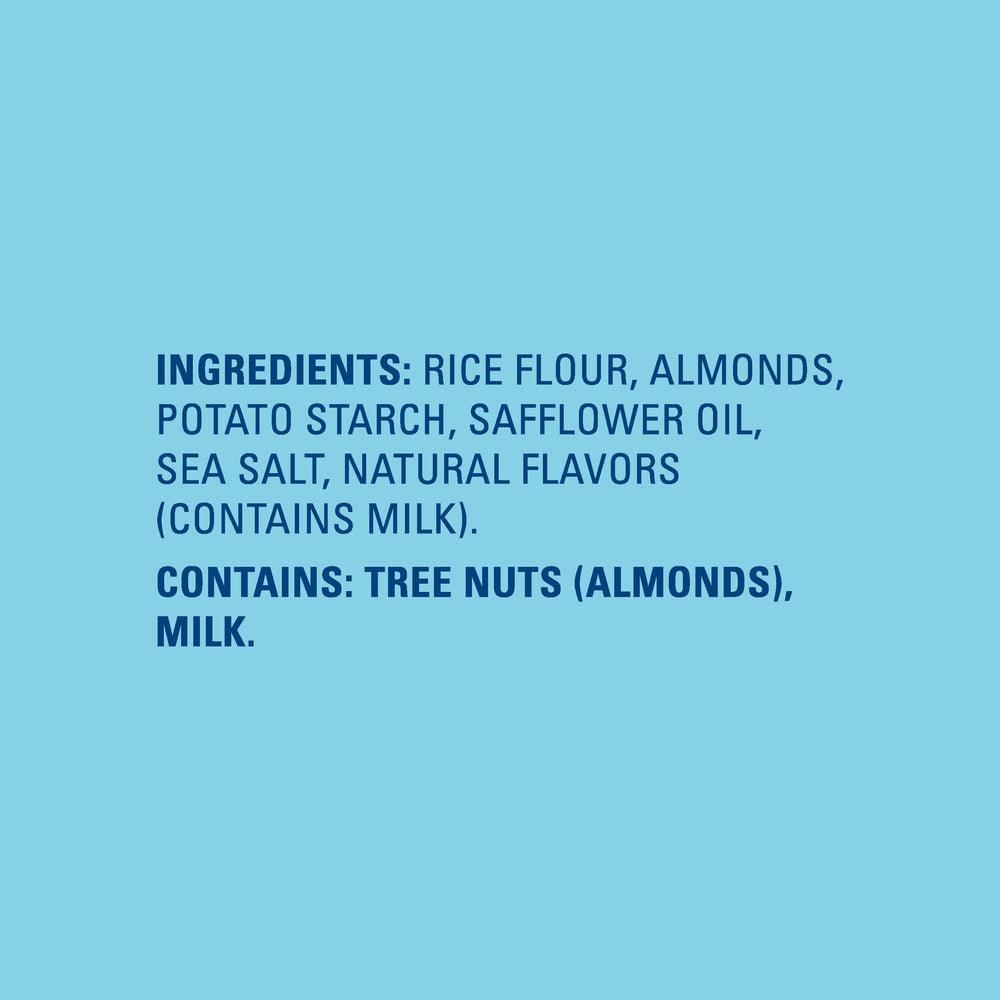 Primer plano de la textura crujiente de Nut-Thins con almendra, realza la ligereza