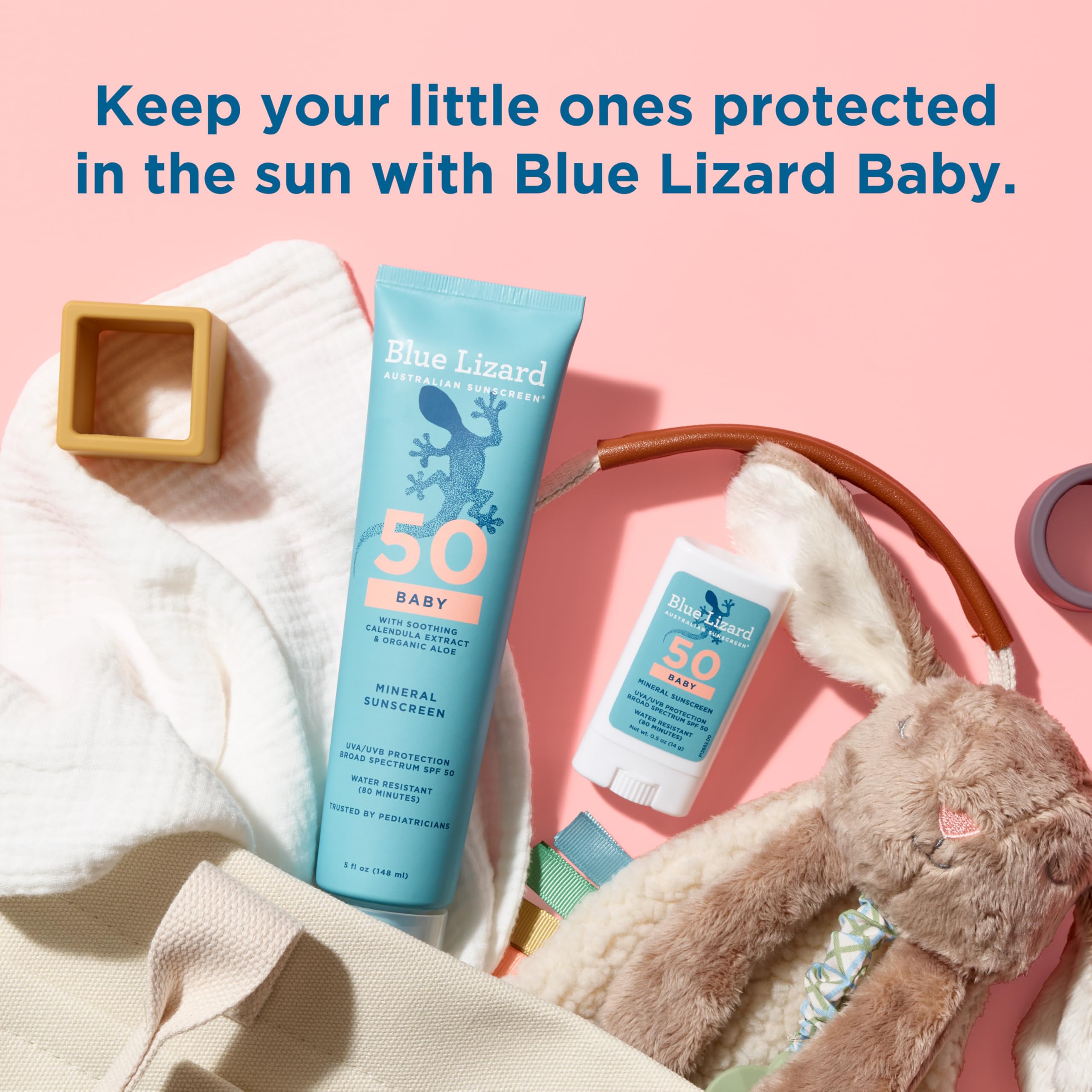 Blue Lizard primer plano de caléndula y aloe, propiedades calmantes