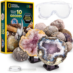 Blue Marble geoda frontal de paquete mostrando contenido educativo
