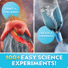 Blue Marble detalle del volcán en erupción mostrando la simulación segura y educativa