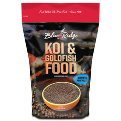 Blue Ridge empaque frontal 2lb muestra etiqueta y beneficio nutricional