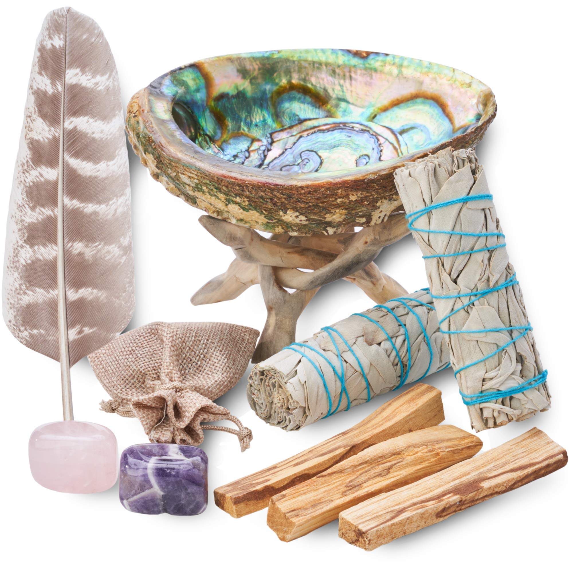 BLUE RIVER SAGE manojo frontal mostrando calidad y beneficio purificador