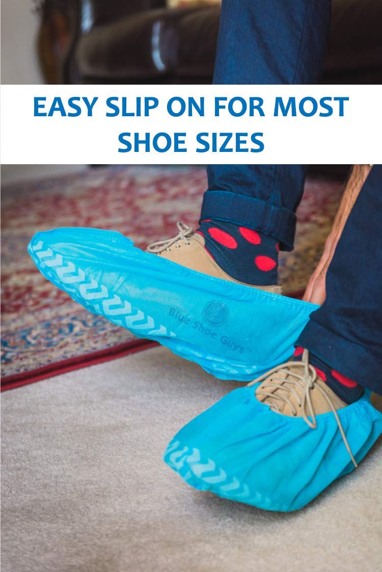 Blue Shoe Guys caja con 100 unidades lista para uso profesional