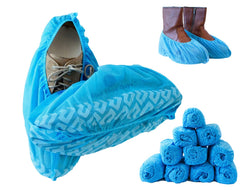 Blue Shoe Guys paquete frontal mostrando 100 fundas, protección inmediata