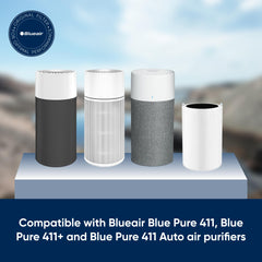 Blueair close-up filter fiber layer highlighting particle capture efficiency