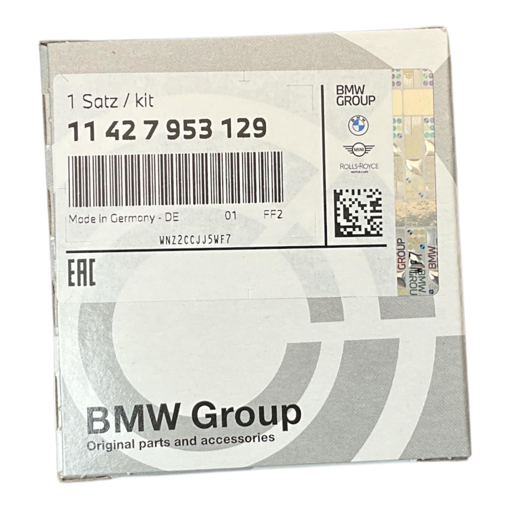 BMW filtro de aceite en uso durante cambio de aceite para mantenimiento seguro