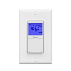 BN-LINK vista frontal del interruptor programable con pantalla clara
