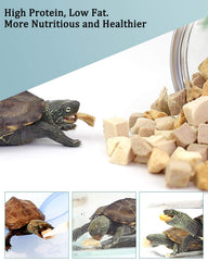 BNYEE trozos rehidratados en agua listos para la tortuga