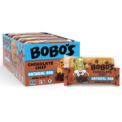 Bobo's primer plano textura de barra, avena masticable y natural