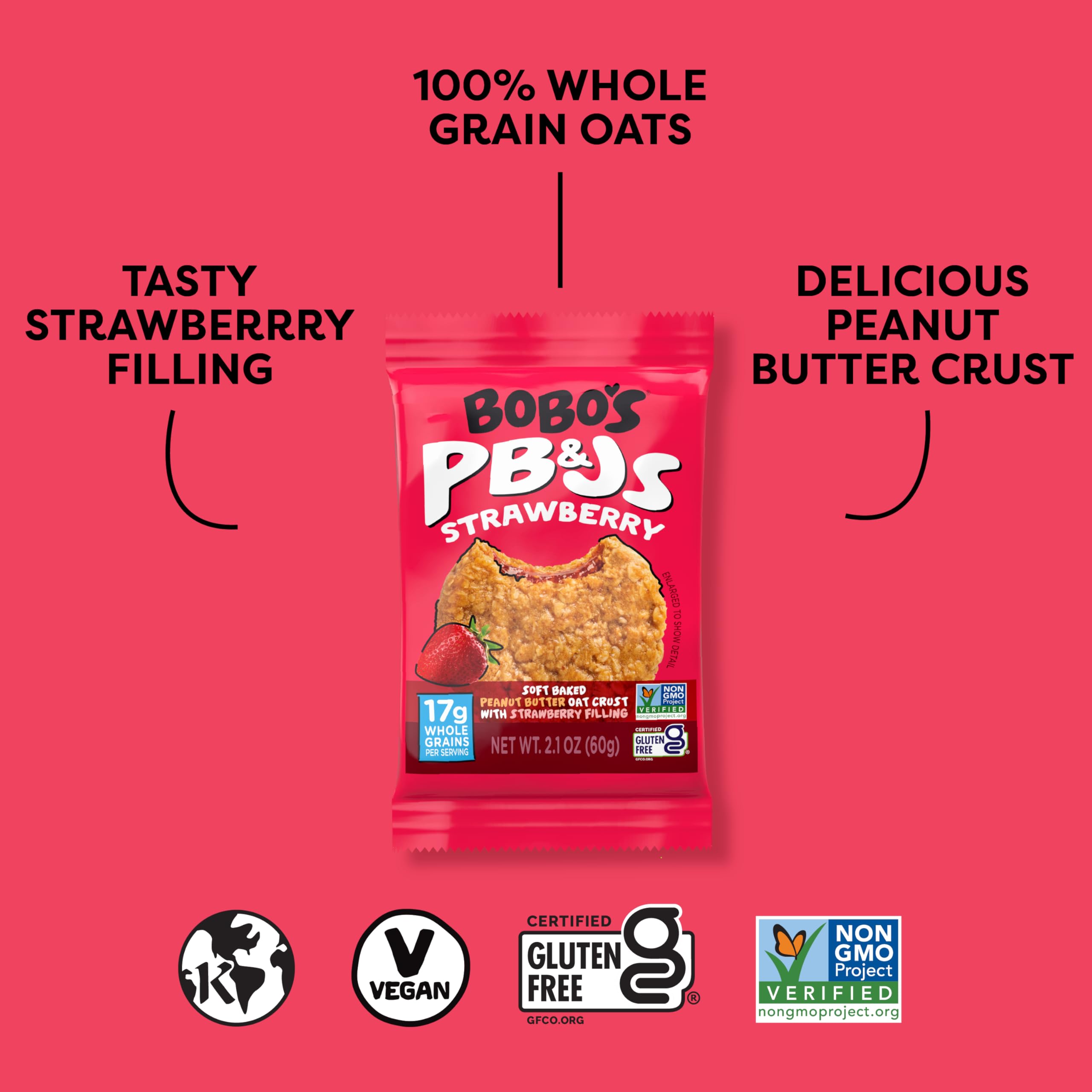 Bobo's primer plano de textura de corteza de avena, aspecto integral y crujiente