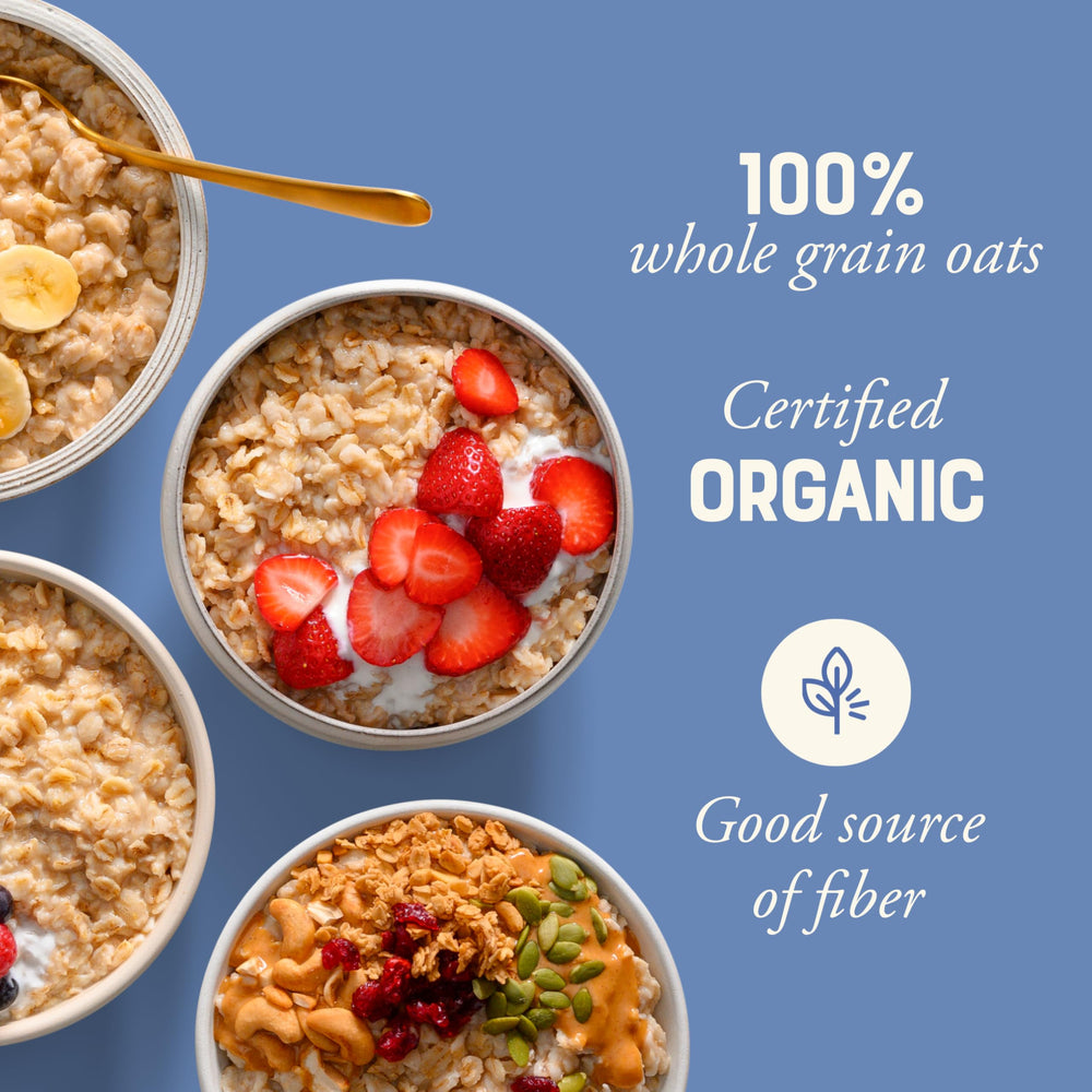 Bob's Red Mill etiqueta orgánica detallada que garantiza origen y pureza